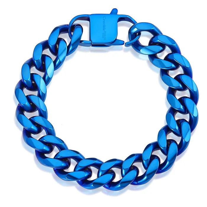 Invicta Jewelry Bracelets Crucible Mens 14mm Curb Bracelet