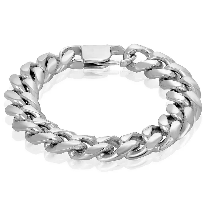 Invicta Jewelry Bracelets Crucible Mens 14mm Curb Bracelet