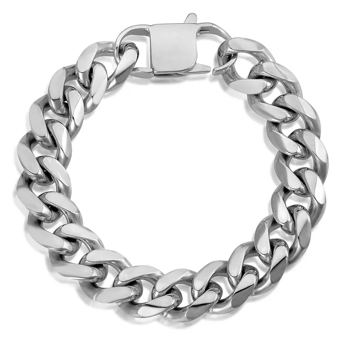 Invicta Jewelry Bracelets Crucible Mens 14mm Curb Bracelet