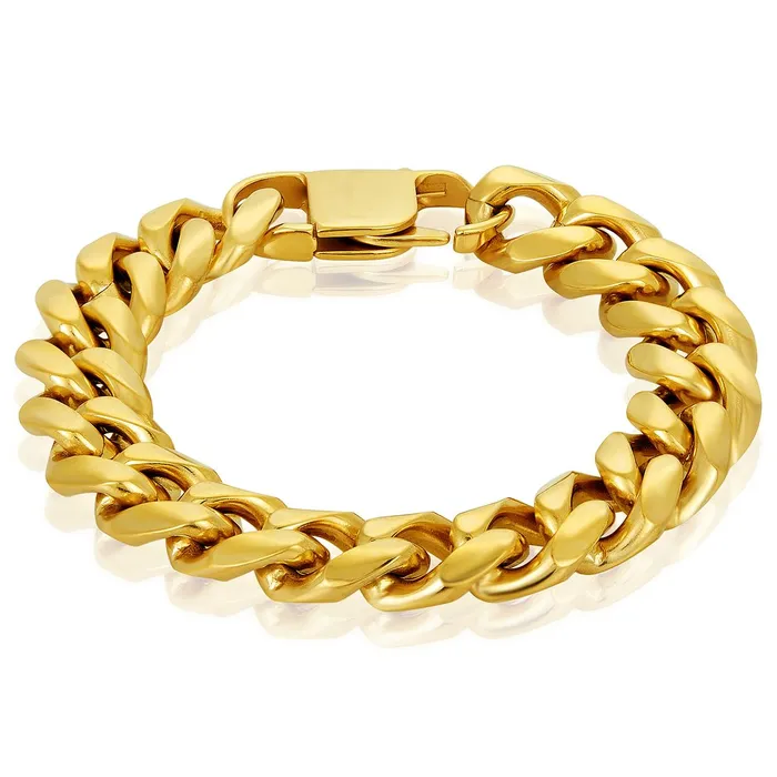 Invicta Jewelry Bracelets Crucible Mens 14mm Curb Bracelet