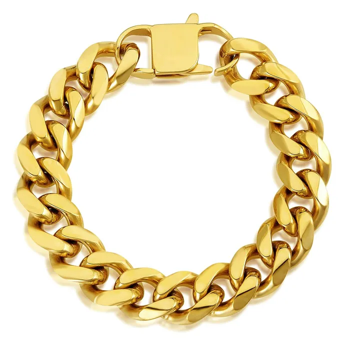 Invicta Jewelry Bracelets Crucible Mens 14mm Curb Bracelet