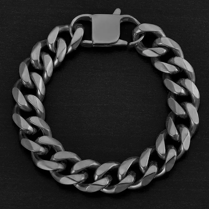 Invicta Jewelry Bracelets Crucible Mens 14mm Curb Bracelet