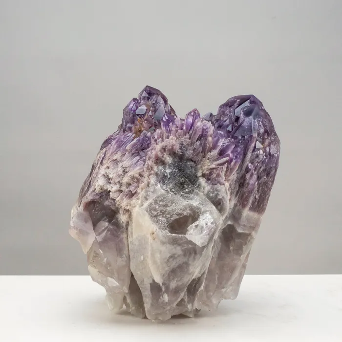 Kalifano Charm Necklaces Elestial Amethyst Cluster Point from Brazil 26lbs 11