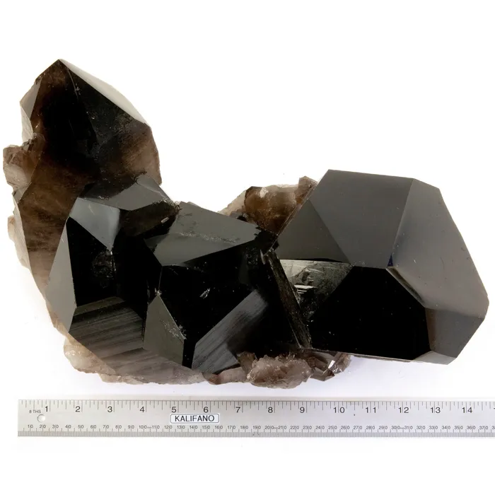 Kalifano Charm Necklaces Smoky Quartz Cluster from Brazil 11 33 lbs