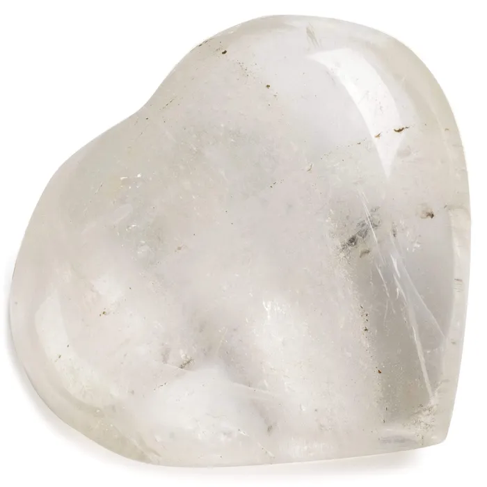 Kalifano Necklaces Quartz Heart Carving
