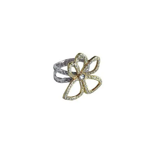 Little Goes Far Violet Openness Ring Brass Waxing Poetic Rings