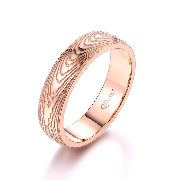 LJ Rings Wood Grain Ring