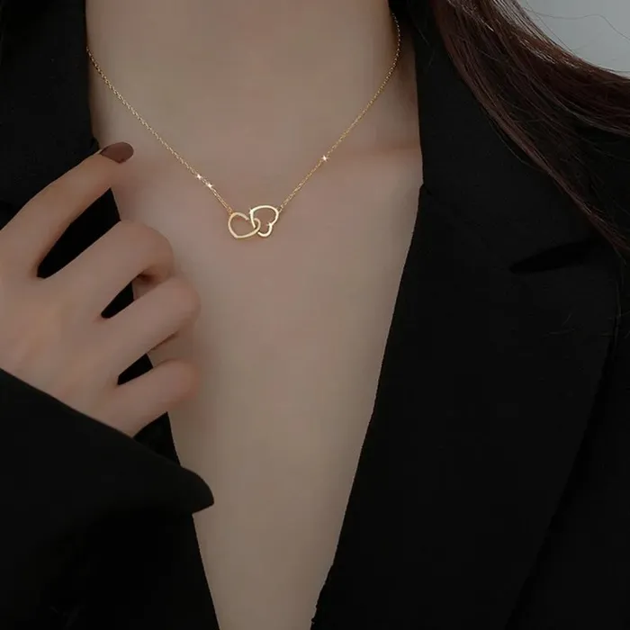 Necklaces Heart to Heart Necklace Hidden Forever