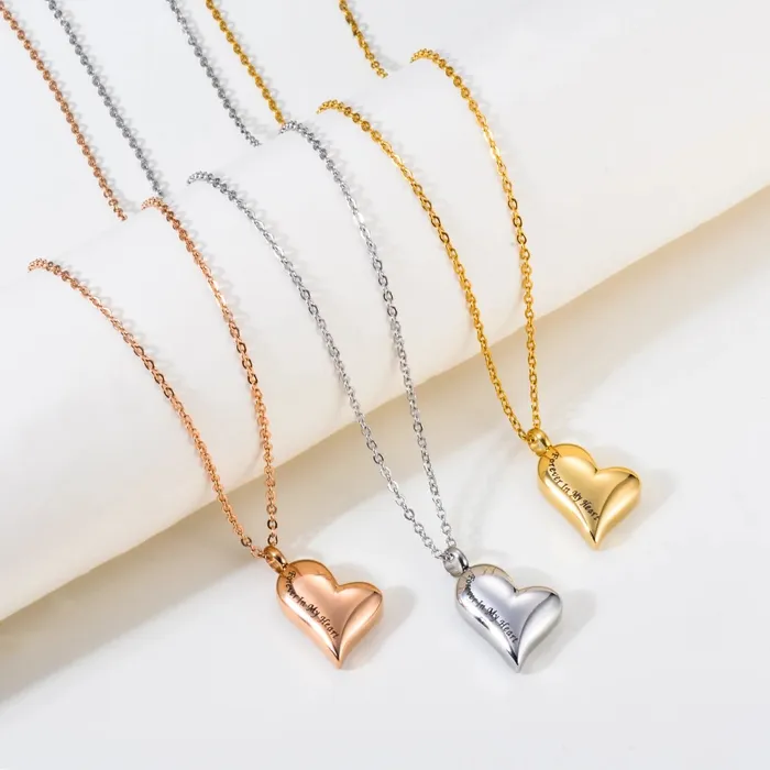 Necklaces Hidden Forever Forever in My Heart Urn Necklace