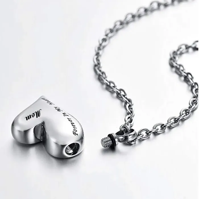 Necklaces Hidden Forever Forever in My Heart Urn Necklace