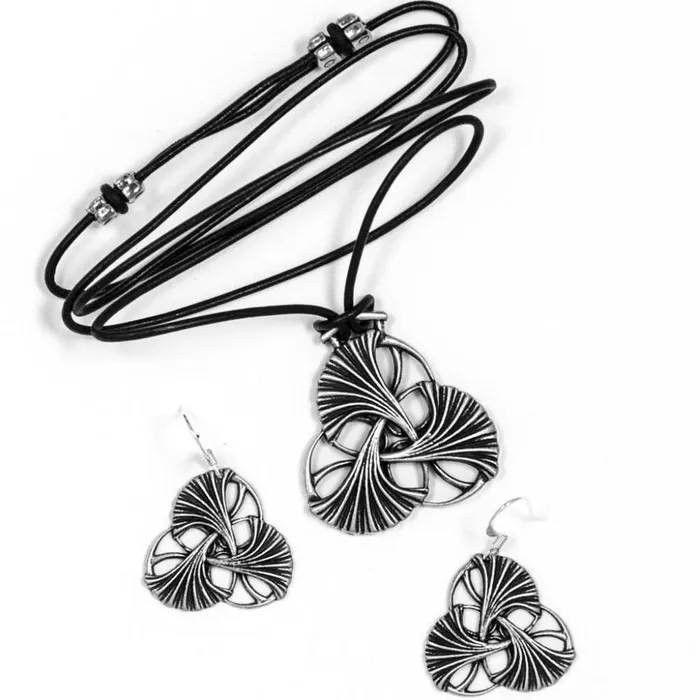 Oberon Design Earrings Art Nouveau Ginkgo Earrings