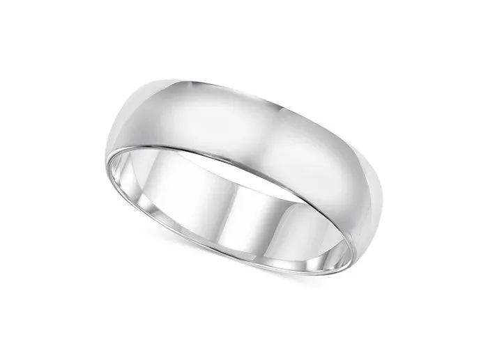 Rings 14K White Gold Wedding Band DecadenceJewelry