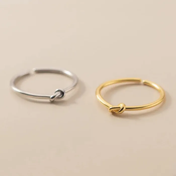 Rings Hidden Forever Promise Knot Ring