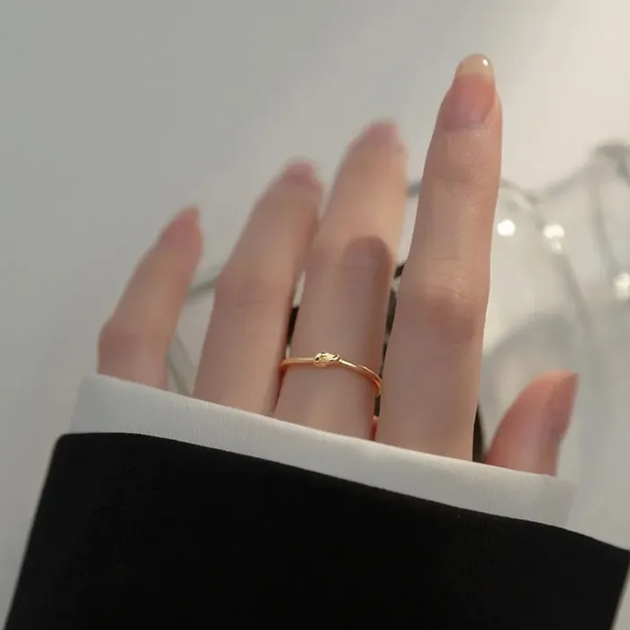Rings Hidden Forever Promise Knot Ring