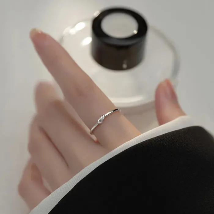 Rings Hidden Forever Promise Knot Ring