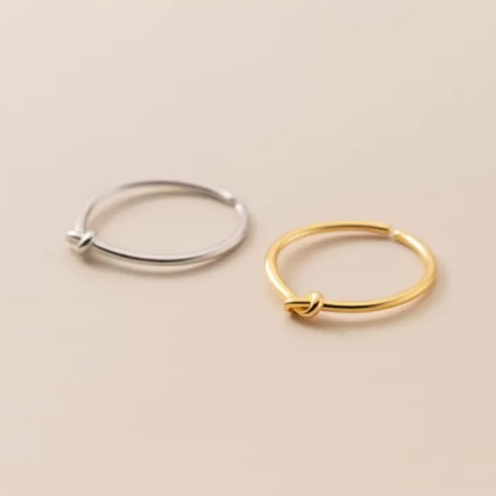 Rings Hidden Forever Promise Knot Ring
