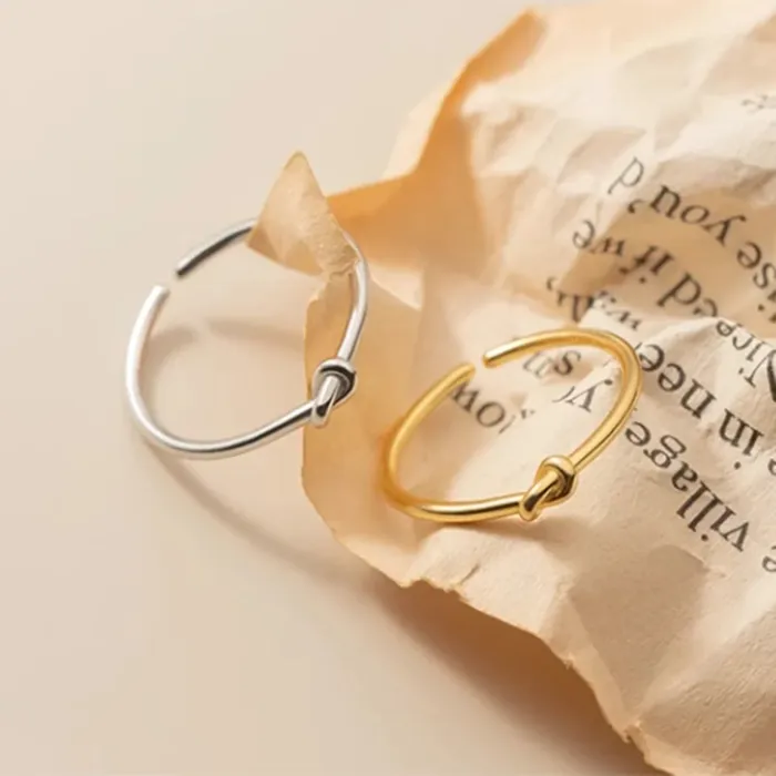 Rings Hidden Forever Promise Knot Ring