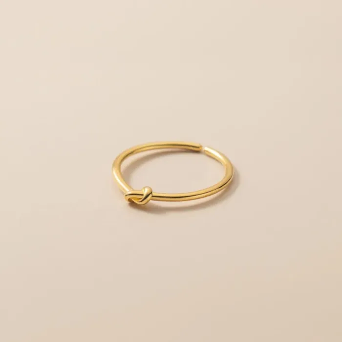 Rings Hidden Forever Promise Knot Ring