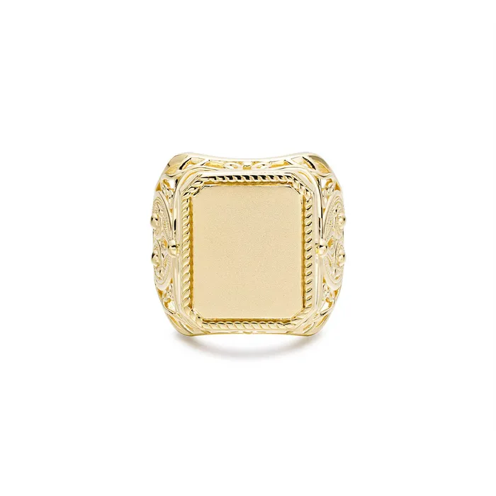 Rings LJ Fancy Spade Signet Style Ring