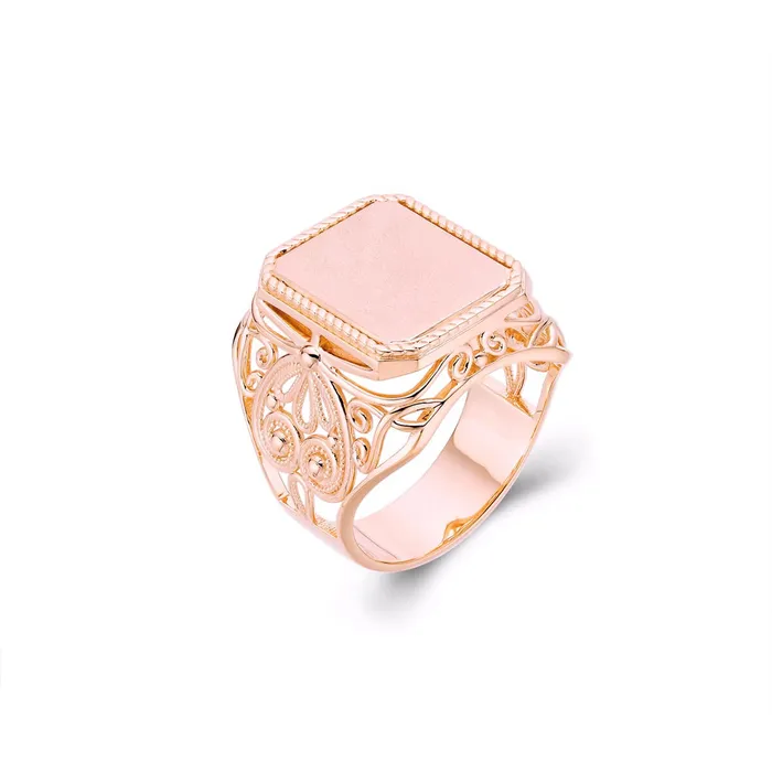 Rings LJ Fancy Spade Signet Style Ring