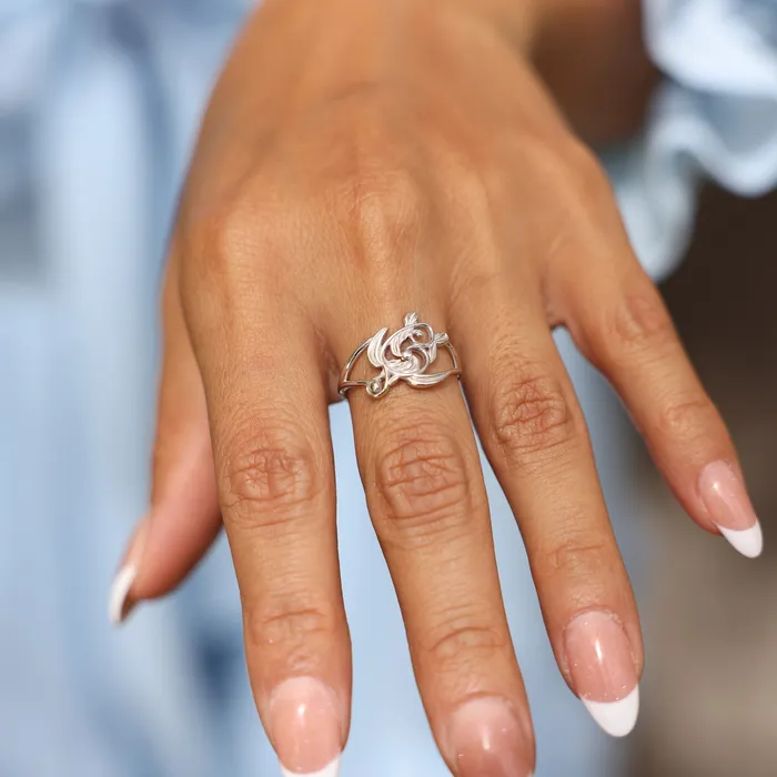 Rings Maui Divers Jewelry Living Heirloom Honu Ring White Gold 16mm
