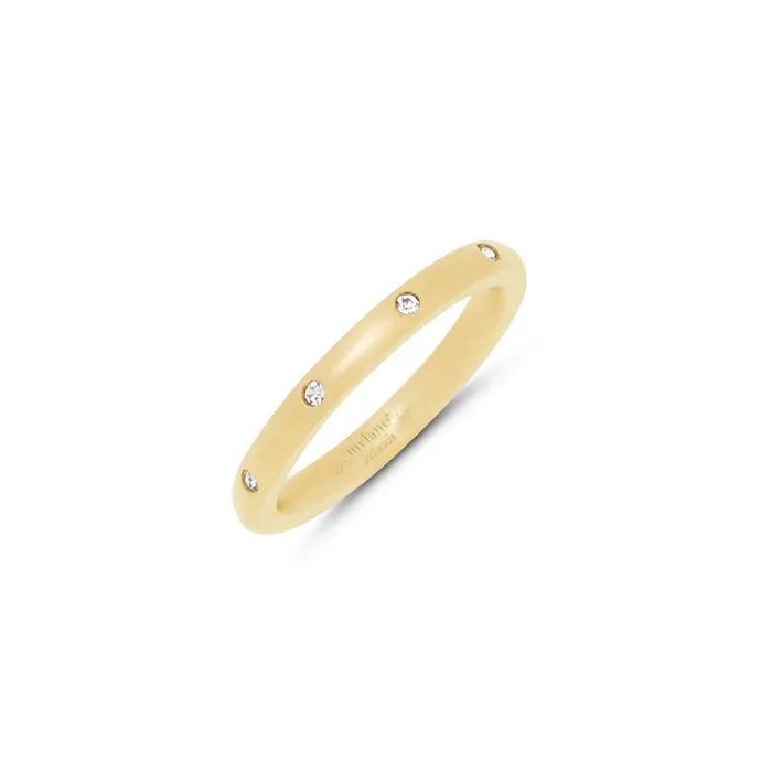 Rings Melano Melano Friends Nori Matt CZ Ring Rings Melano Melano Friends Nori Matt CZ Ring