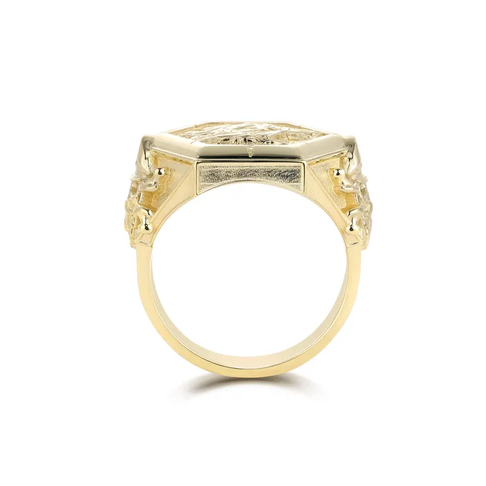 Rings Nautical Pirate Ship Signet ring LJ