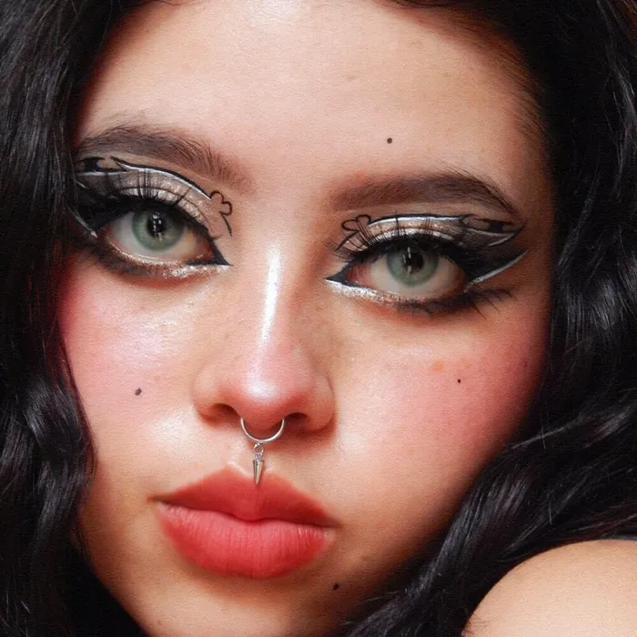 Rings OUFER BODY JEWELRY 16G Dangle Spike Hinged Segment Septum Ring