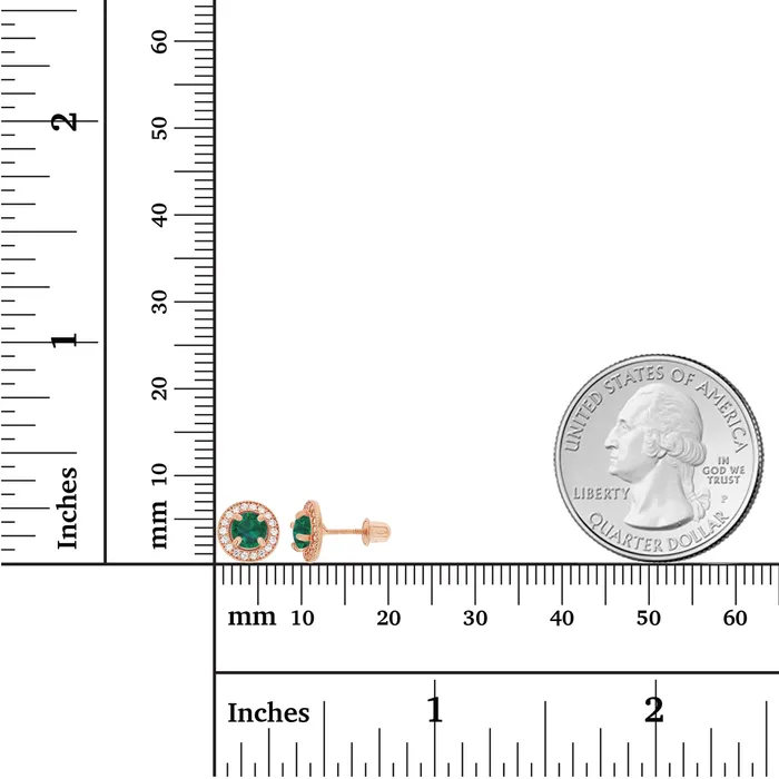 Silver Earrings Sterling Silver Rhodium 45mm Amethyst 1mm Created White Sapphire Milgrain Halo Screwback Earrings Silver Earrings Sterling Silver Rhodium 45mm Amethyst 1mm Created White Sapphire Milgrain Halo Screwback Earrings