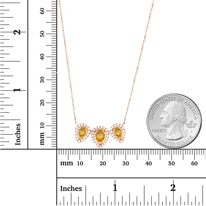 Silver Necklaces Sterling Silver Rhodium Triple Pear Amethyst Created White Sapphire Halo 18 Necklace Silver Necklaces Sterling Silver Rhodium Triple Pear Amethyst Created White Sapphire Halo 18 Necklace
