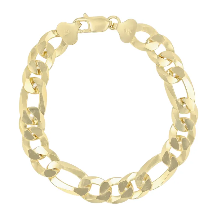Silver Sterling Silver 1014mm Solid Figaro Chain NecklaceRhodium Plated or 14K Yellow Plated Lobster Lock Necklaces Silver Sterling Silver 1014mm Solid Figaro Chain NecklaceRhodium Plated or 14K Yellow Plated Lobster Lock Necklaces