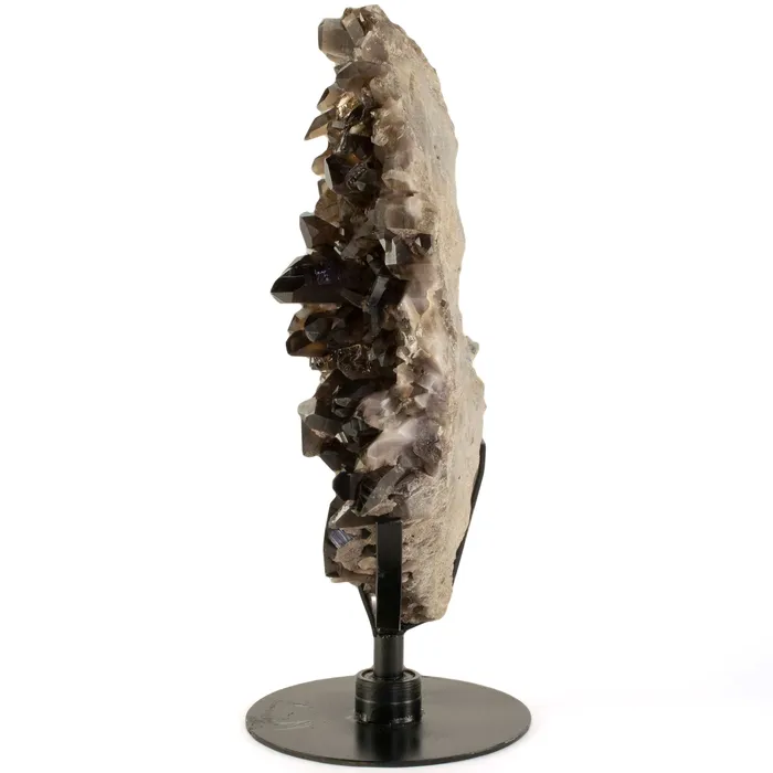Smoky Quartz Cluster from Brazil on Custom Stand 30 81 lbs Kalifano Charm Necklaces