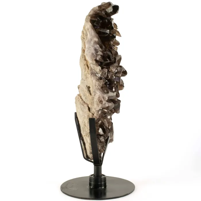 Smoky Quartz Cluster from Brazil on Custom Stand 30 81 lbs Kalifano Charm Necklaces