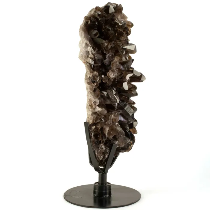 Smoky Quartz Cluster from Brazil on Custom Stand 30 81 lbs Kalifano Charm Necklaces