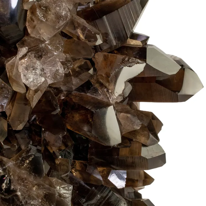 Smoky Quartz Cluster from Brazil on Custom Stand 30 81 lbs Kalifano Charm Necklaces