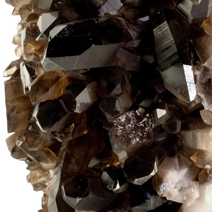 Smoky Quartz Cluster from Brazil on Custom Stand 30 81 lbs Kalifano Charm Necklaces