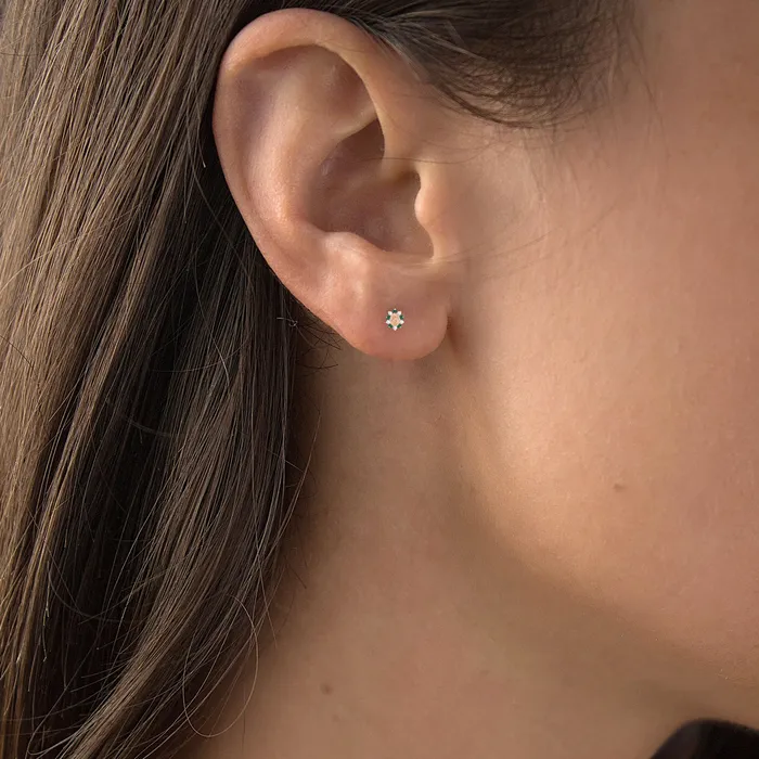 Sterling Silver Rhodium 1mm Round Created Pink Sapphire Created White Sapphire Religious Screwback Earrings Silver Earrings Sterling Silver Rhodium 1mm Round Created Pink Sapphire Created White Sapphire Religious Screwback Earrings Silver Earrings