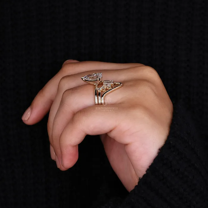 Trio Wedding Ring Set The Ultimate Expression of Love Diamondrensu Rings