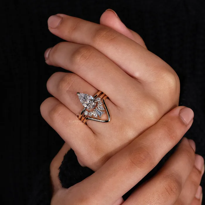 Trio Wedding Ring Set The Ultimate Expression of Love Diamondrensu Rings