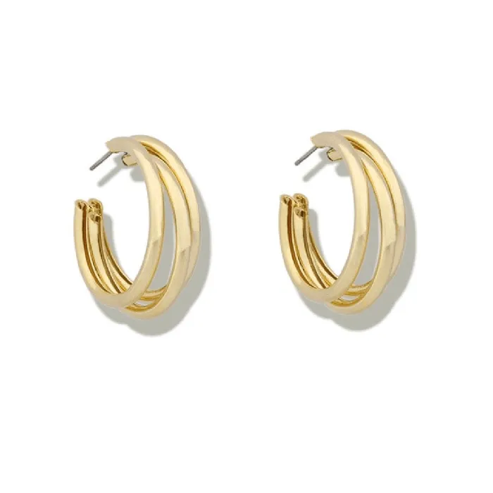 Triple Layer Hoop Earring Betty and Biddy Earrings